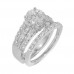 2.60 Ct. TW Round Diamond Engagement Ring with Wedding Band